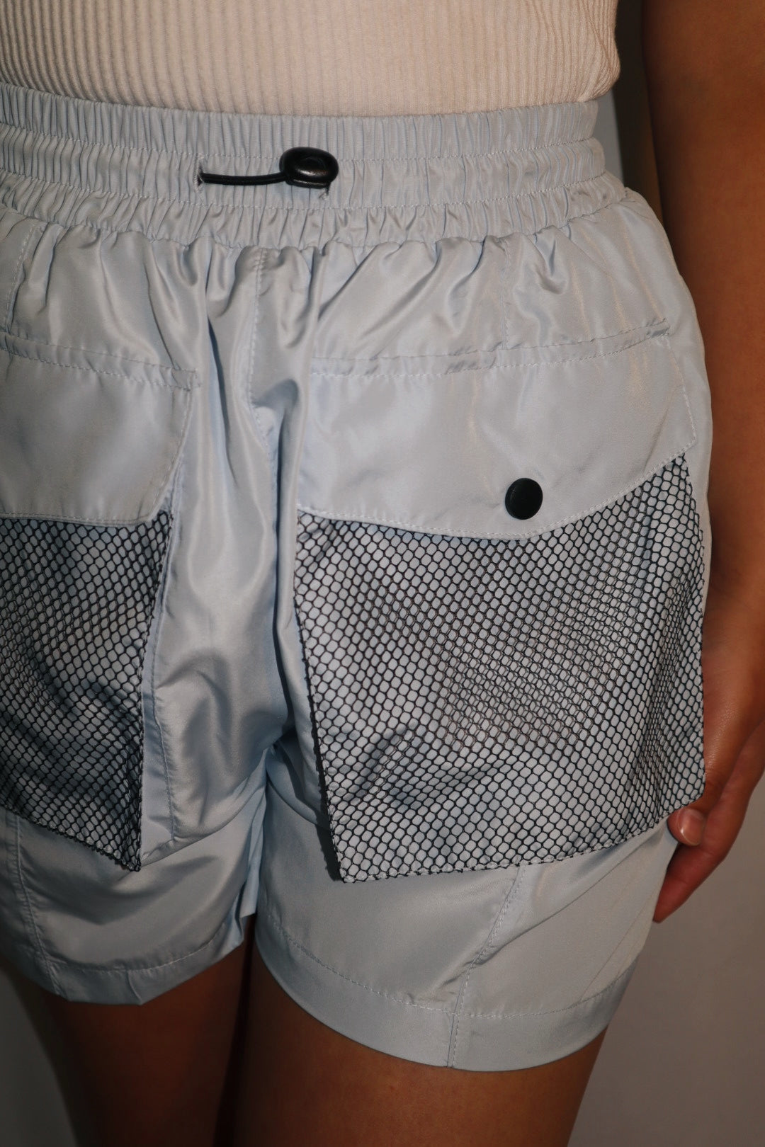 Dreamy Sky Blue Wind Breaker shorts