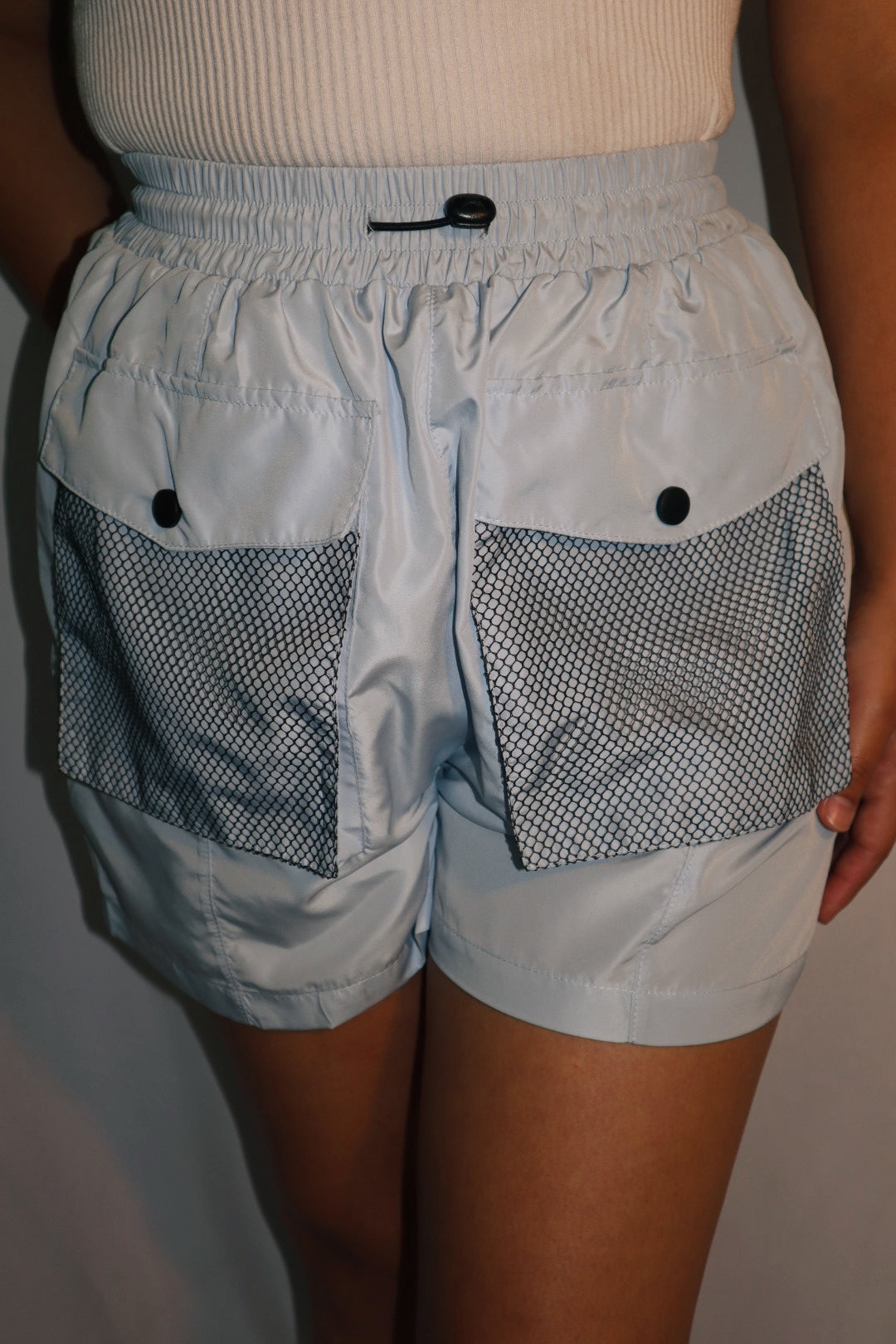 Dreamy Sky Blue Wind Breaker shorts