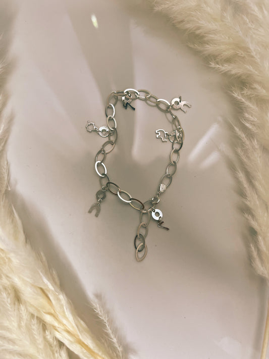 Sterling Silver Lucky Charm bracelet