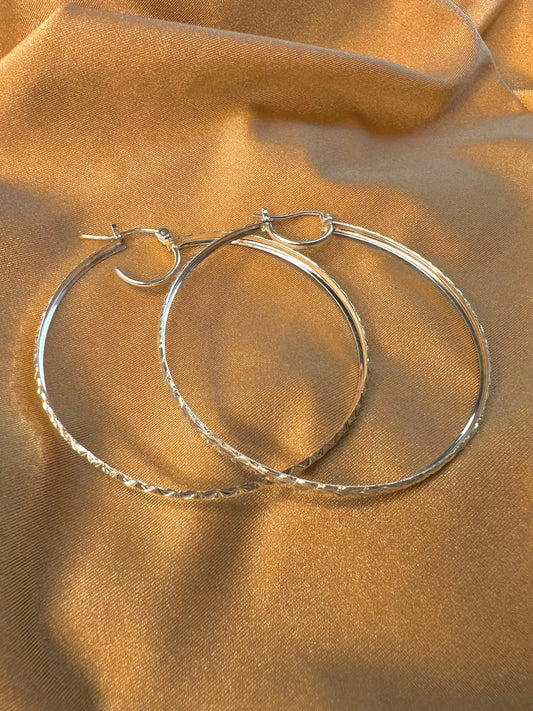 Classic Sterling Silver Hoop Earrings