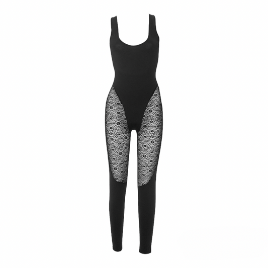Bad Girl Lace Mesh Jumpsuit