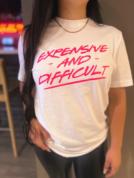 Expensive & Difficult Print Tee